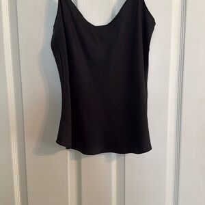 J Crew 100% silk camisole tank size small, black